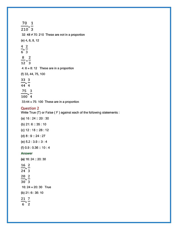 class 6 maths exercise 12.2 