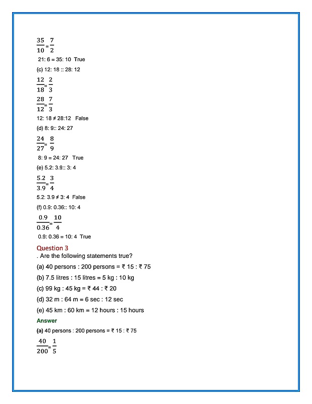 class 6 maths ex 12.2